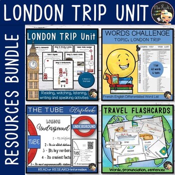 Preview of London Trip Unit - Resources Bundle