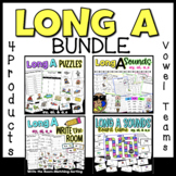 Long A BUNDLE - ay, ai, a_e - Puzzles, Worksheets, and Sorts