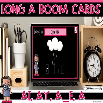 Preview of Long A Boom Cards