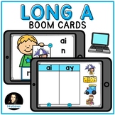 Long A Boom Cards for Digital Distance Learning with Audio ai ay