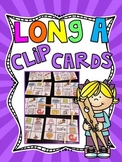 Long A Silent E Clip Cards Centers (Fun CVCe Words Activities)