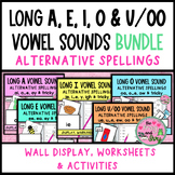 Long A E I O U Vowel Sound Alternative Spelling Activities