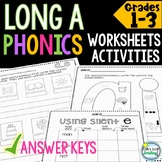 Long A Word Worksheets and Activities~ Long Vowels Homewor