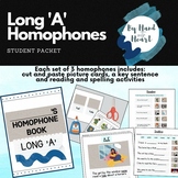 Long A Homophones Student Practice Packet