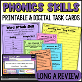 Long A Review : Phonics Activities for Older Students - Ta