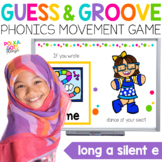 Long A Silent E Movement Game | Guess and Groove Phonics A