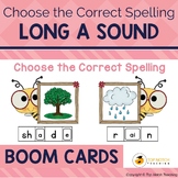 Long A Sound Boom Cards Choose the Correct Spelling | Dist