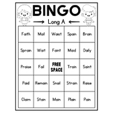 Long A Vowel Bingo Game (-ai) | Phonics Game