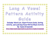 Long A Vowel Sound Activity Packet