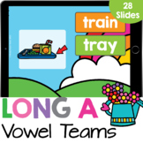 Long A: Vowel Team AI and AY Phonics Practice Google Slide