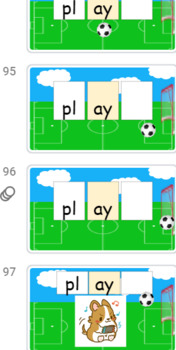Preview of Long A Vowel Teams: AI and AY - Blending Board Sports Theme (Decodable)