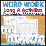 Long A Vowel Teams Word Work Print and Digital Activities
