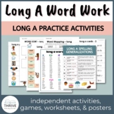 Long A Worksheets & Activities - Long A Words