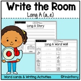 Long A (a_e) Write the Room & Writing Center Activities