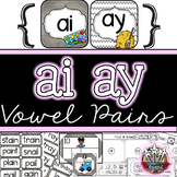 Long A Vowel Pairs ai ay: Word Work, Independent Work, Games