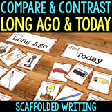 Long Ago & Today Sort, Compare & Contrast Artifacts Scaffo