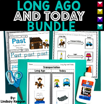 Preview of Long Ago and Today / Past and Present Bundle