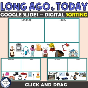 Preview of Long Ago and Today Sort - Click and Drag