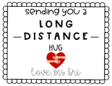 Long Distance Hug Sign