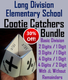 Long Division Activities Bundle: Cootie Catcher Foldable R