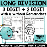 Long Division 3 Digit by 2 Digit With and Without Remainde
