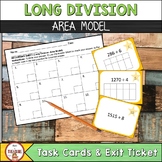 Long Division Area Model Task Cards
