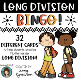 Long Division with No Remainders BINGO! *32 Different Cards*