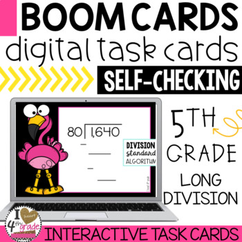 Preview of Long Division Boom Cards