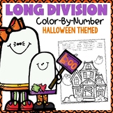 Long Division Color-By-Number | Halloween Themed
