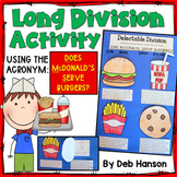 Long Division Craftivity (using the acronym "Does McDonald