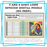 Long Division Digital Puzzle (No Prep and Self Checking)