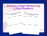 Long Division: Dividing 4-Digit Numbers by 1-Digit Numbers