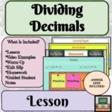 Long Division Dividing Decimals Decimal Operations 6th Gra