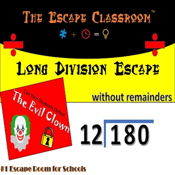 Preview of Long Division Escape Room | The Escape Classroom