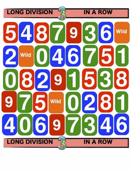 Long Division Fun! 4 Original Partner Games for 4th - 6th Grade by Dot ...