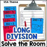 Long Division Games with 1 Digit Divisors - Solve the Room
