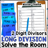 Long Division Games with 2 Digit Divisors Solve the Room -