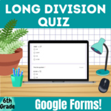 Long Division Google Forms Quiz