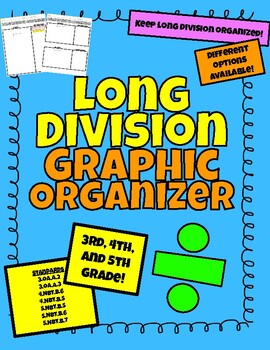 Preview of Long Division Graphic Organizer