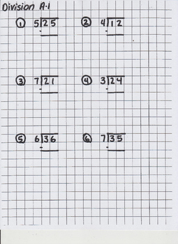 long division grid worksheets by jennifer etherton tpt