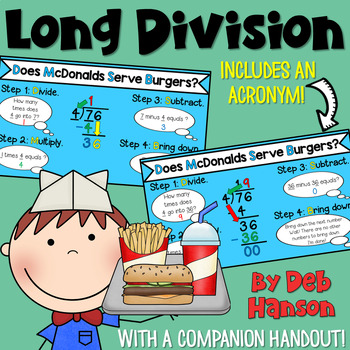Preview of Long Division Introduction PowerPoint with Practice Exercises