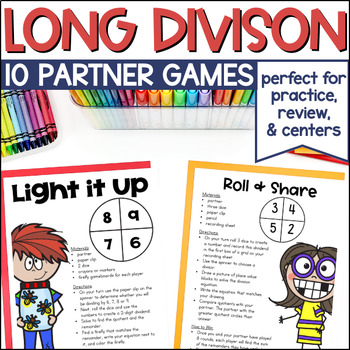 Long Division Math Games - 10 Fun Math Review Games for Long Division