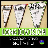 Long Division Math Pennant Activity