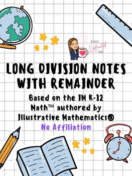 Preview of Long Division Notes - With Remainder