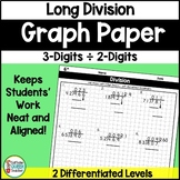 3-Digit by 2-Digit Long Division On Graph Paper