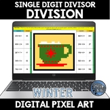 Long Division Christmas Digital Pixel Art
