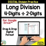 Long Division Digital Practice 4-Digits by 2-Digits Using 