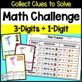 Long Division Game for 3-Digits by 1 Digit Fun Math Myster