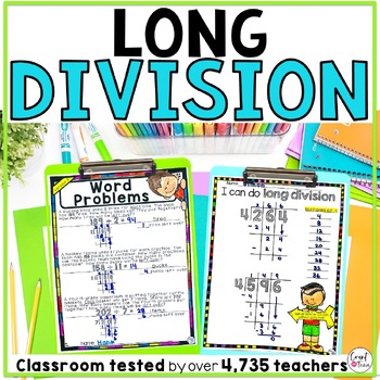 Preview of Long Division Practice - Long Division Worksheets