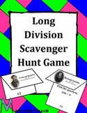 Long Division Scavenger Hunt Game